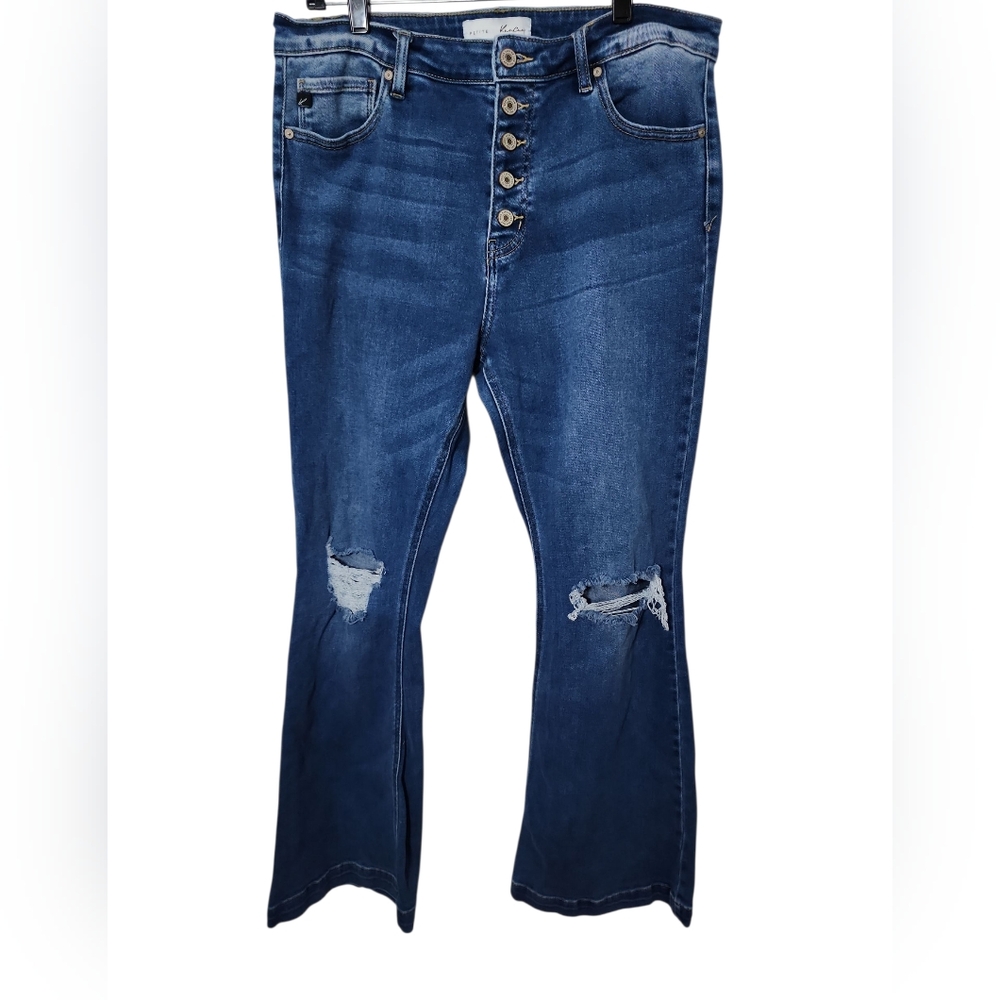 Kancan Button Fly Distressed Jean Size XL